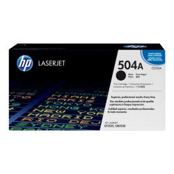 HP 504A - Nero - originale - LaserJet - cartuccia toner (CE250A) - per Color LaserJet CM3530, CM3530fs, CP3525, CP3525dn, CP352