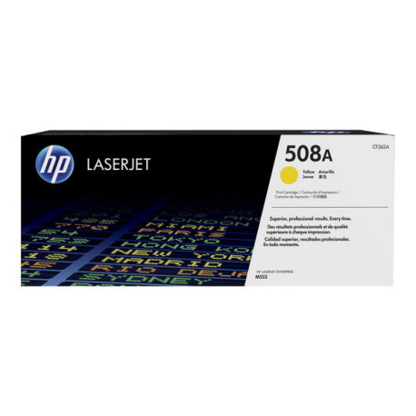 HP 508A - Giallo - originale - LaserJet - cartuccia toner (CF362A) - per Color LaserJet Enterprise MFP M577- LaserJet Enterpris