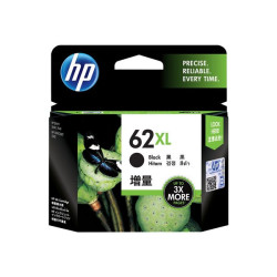 HP 62XL - 12 ml - Alta resa - nero - originale - blister - cartuccia d'inchiostro - per ENVY 55XX, 56XX, 76XX- Officejet 200, 2