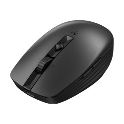 HP 715 - Mouse - multidispositivo, ricaricabile - 7 pulsanti - senza fili, cablato - 2.4 GHz, Bluetooth 3.0 - ricevitore wirele