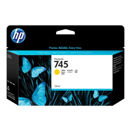 HP 745 - 130 ml - giallo - originale - DesignJet - cartuccia d'inchiostro - per DesignJet HD Pro MFP, Z2600 PostScript, Z5600 P