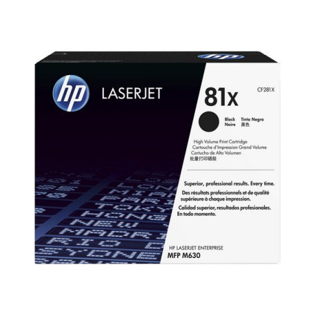 HP 81X - Alta resa - nero - originale - LaserJet - cartuccia toner (CF281X) - per LaserJet Enterprise MFP M630- LaserJet Enterp