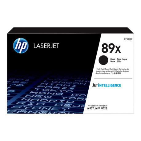 HP 89X - Alta capacità - nero - originale - LaserJet - cartuccia toner (CF289X) - per LaserJet Enterprise M507, MFP M528- Laser