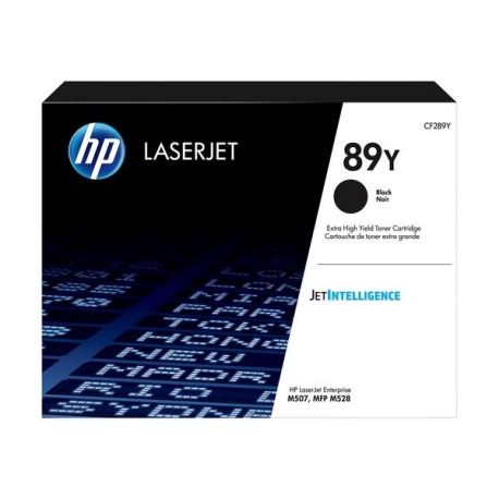 HP 89Y - Alta capacità - nero - originale - LaserJet - cartuccia toner (CF289Y) - per LaserJet Enterprise M507, MFP M528- Laser