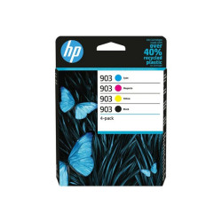 HP 903 - Confezione da 4 - nero, giallo, ciano, magenta - originale - cartuccia d'inchiostro - per Officejet 69XX- Officejet Pr