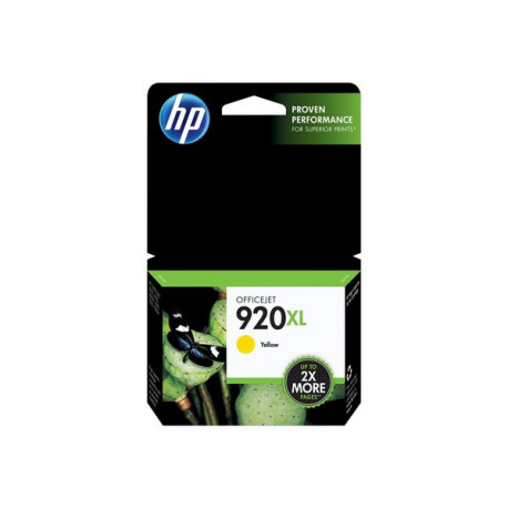 HP 920XL - 6 ml - Alta resa - giallo - originale - cartuccia d'inchiostro - per Officejet 6000, 6000 E609a, 6500, 6500 E709a, 6