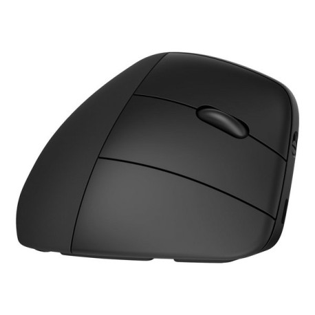 HP 925 - Mouse verticale - ergonomico - 6 pulsanti - senza fili - 2.4 GHz, Bluetooth 5.3 - ricevitore wireless USB - nero - 100