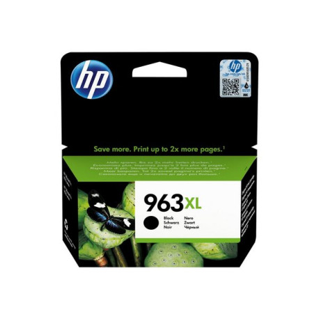 HP 963XL - 47.86 ml - Alta resa - nero - originale - cartuccia d'inchiostro - per Officejet Pro 9010, 9012, 9014, 9015, 9016, 9