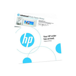 HP Advanced - Lucido - 10,5 mil - 102 x 305 mm - 250 g/m² - 65 libbre - 10 fogli carta fotografica - per ENVY Inspire 7920e