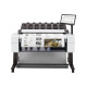 HP DesignJet T2600dr - 36" stampante multifunzione - colore - ink-jet - 914 x 8000 mm, 610 x 15000 mm (originale) - Rotolo (91,