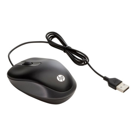 HP Travel - Mouse - per destrorsi e per sinistrorsi - ottica - 2 pulsanti - cablato - USB - per ZBook 15u G3, 15u G4, 15u G5, 1