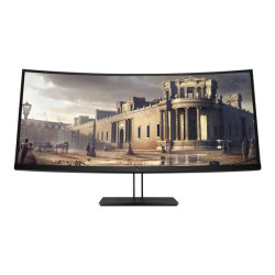 HP Z38c - Monitor a LED - curvato - 37.5" - 3840 x 1600 UWQHD+ @ 60 Hz - IPS - 300 cd/m² - 1000:1 - 5 ms - HDMI, DisplayPort, U