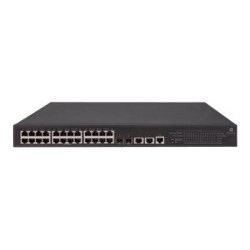 HPE 1950-24G-2SFP+-2XGT-PoE+ - Switch - L3 - gestito - 24 x 10/100/1000 (PoE+) + 2 x Gigabit SFP / 10 Gigabit SFP+ + 2 x 10Gb E