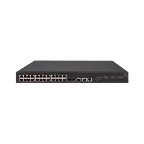 HPE 1950-24G-2SFP+-2XGT-PoE+ - Switch - L3 - gestito - 24 x 10/100/1000 (PoE+) + 2 x Gigabit SFP / 10 Gigabit SFP+ + 2 x 10Gb E