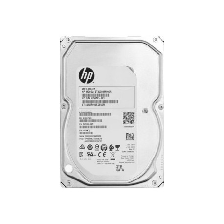 HP Enterprise - HDD - 2 TB - interno - 3.5" - SATA - 7200 rpm - per Workstation Z2 G5, Z2 G8, Z2 G9 (SFF, tower), Z4 G5