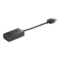 HP HDMI to VGA Display Adapter - Adattatore video - HD-15 (VGA) femmina a HDMI maschio - 17.3 cm - supporto 1080p - per HP 20, 