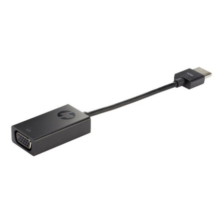 HP HDMI to VGA Display Adapter - Adattatore video - HD-15 (VGA) femmina a HDMI maschio - 17.3 cm - supporto 1080p - per HP 20, 