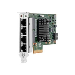 HPE 366T - Adattatore di rete - PCIe 2.1 x4 profilo basso - Gigabit Ethernet x 4 - per Edgeline e920- ProLiant DL360 Gen10