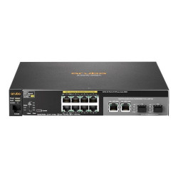 HPE Aruba 2530-8-PoE+ Internal Power Supply - Switch - gestito - 8 x 10/100 (PoE+) + 2 x combinazione Gigabit Ethernet/Gigabit 