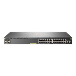 HPE Aruba 2930F 24G PoE+ 4SFP+ TAA - Switch - L3 - gestito - 24 x 10/100/1000 (PoE+) + 4 x 1 Gigabit / 10 Gigabit SFP+ (uplink)