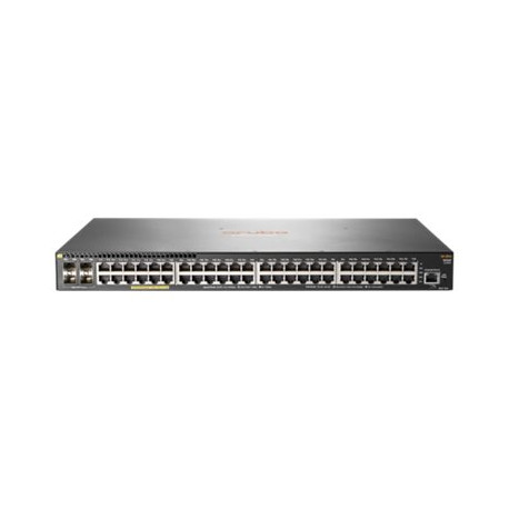 HPE Aruba 2930F 48G PoE+ 4SFP - Switch - L3 - gestito - 48 x 10/100/1000 (PoE+) + 4 x Gigabit SFP (uplink) - montabile su rack 