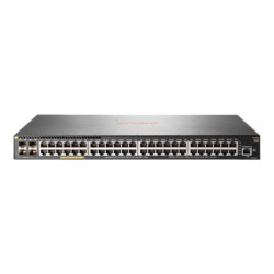 HPE Aruba 2930F 48G PoE+ 4SFP+ - Switch - L3 - gestito - 48 x 10/100/1000 (PoE+) + 4 x 1 Gigabit / 10 Gigabit SFP+ (uplink) - m