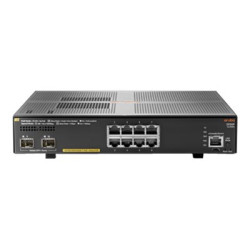 HPE Aruba 2930F 8G PoE+ 2SFP+ - Switch - L3 - gestito - 8 x 10/100/1000 (PoE+) + 2 x 1 Gigabit / 10 Gigabit SFP+ (uplink) - mon