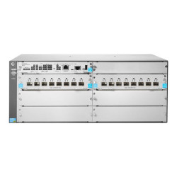 HPE Aruba 5406R 16-port SFP+ (No PSU) v3 zl2 - Switch - gestito - 16 x 1 Gigabit / 10 Gigabit SFP+ - montabile su rack