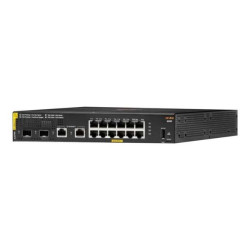 HPE Aruba 6000 12G Class4 PoE 2G/2SFP 139W Switch - Switch - gestito - 12 x 10/100/1000 (PoE+) + 2 x Gigabit SFP + 2 x 1000Base