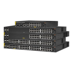 HPE Aruba 6000 48G Class4 PoE 4SFP 370W Switch - Switch - gestito - 48 x 10/100/1000 (PoE+) + 4 x Gigabit SFP - flusso d'aria d