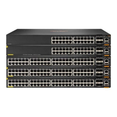 HPE Aruba 6200M 24G 4SFP+ Switch - Switch - Distanza max per realizzazione dello stack 10 km - L3 - gestito - 24 x 10/100/1000 