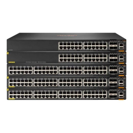 HPE Aruba 6200M 24G Class4 PoE 4SFP+ - Switch - L3 - gestito - 24 x 10/100/1000 (PoE+) + 4 x 1 Gigabit / 10 Gigabit SFP+ (uplin