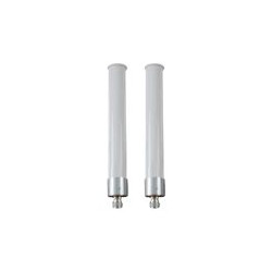 HPE Aruba ANT-2x2-2005 - Kit antenna - montaggio su asta - per esterni - 5 dBi (for 2.4 - 2.5 GHz) - omnidirezionale - bianco -