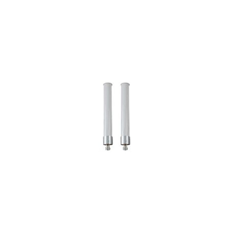 HPE Aruba ANT-2x2-2005 - Kit antenna - montaggio su asta - per esterni - 5 dBi (for 2.4 - 2.5 GHz) - omnidirezionale - bianco -