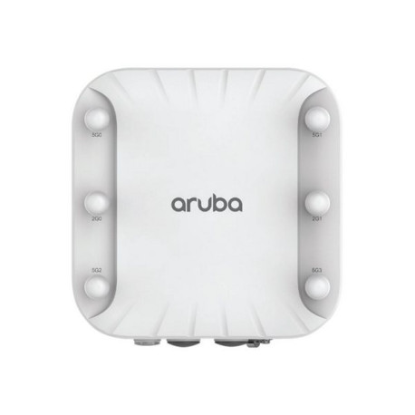 HPE Aruba AP-518 (RW) - Hardened - wireless access point - ZigBee, Bluetooth 5.0 - ZigBee, Bluetooth, Wi-Fi 6 - 2.4 GHz, 5 GHz