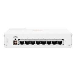 HPE Aruba Instant On 1430 8G Class4 PoE 64W Switch - Switch - unmanaged - 8 x 10/100/1000 (PoE Class 4) - desktop, montabile su