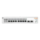 HPE Aruba Instant On 1930 8G Class4 PoE 2SFP 124W Switch - Switch - L3 - gestito - 8 x 10/100/1000 (PoE) + 2 x Gigabit SFP - mo