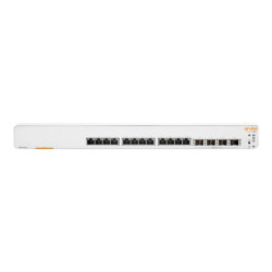 HPE Aruba Instant On 1960 12XGT 4SFP+ Switch - Switch - L2+ - intelligente - 12 x 100/1000/10000 + 4 x 10 Gigabit SFP+ - montab