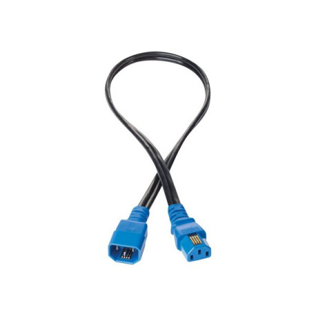 HPE Jumper Cord - Cavo di alimentazione - IEC 60320 C13 a IEC 60320 C14 - 250 V c.a. V - 10 A - 2 m - flint gray - Worldwide - 