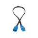 HPE Jumper Cord - Cavo di alimentazione - IEC 60320 C19 a IEC 60320 C20 - 2 m - flint gray - per ProLiant XL270d Gen10- Rack- S