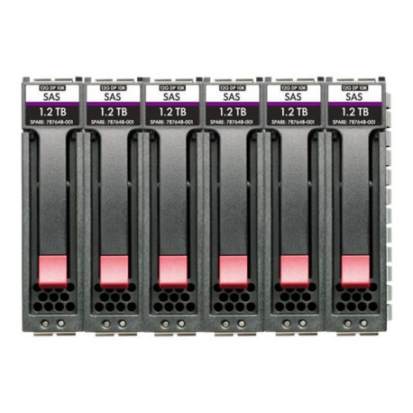 HPE Midline - HDD - 12 TB - hot swap - 3.5" LFF - SAS 12Gb/s - 7200 rpm (pacchetto di 6) - per Modular Smart Array 2060 10GbE i