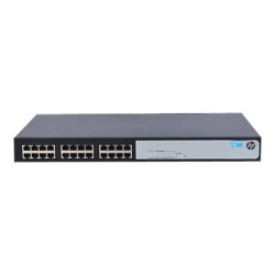 HPE OfficeConnect 1420 24G - Switch - unmanaged - 24 x 10/100/1000 - desktop, montabile su rack