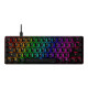 HyperX Alloy Origins 60 - Tastiera - retroilluminato - USB-C - QWERTY - USA - interruttore: HyperX Red - nero