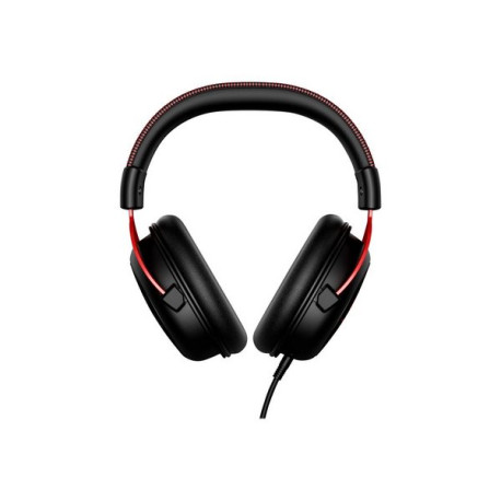 HyperX Cloud II Gaming - Cuffie con microfono - canale 7.1 - dimensione completa - cablato - USB, jack 3,5 mm - nero, rosso