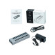 i-Tec USB 3.0 Charging HUB 10 port + Power Adapter 48 W - Hub - 10 x SuperSpeed USB 3.0 - desktop