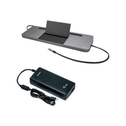 i-Tec USB-C Metal Ergonomic 4K 3x Display Docking Station with Power Delivery 85 W - Docking station - USB-C / Thunderbolt 3 - 