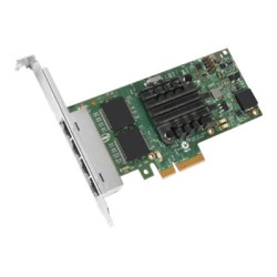 Intel I350 QP - Adattatore di rete - PCIe profilo basso - Gigabit Ethernet x 4 - per PowerEdge C6220, C8220, FC430, FC630, FC83