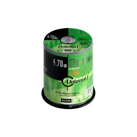 Intenso - 100 x DVD-R - 4.7 GB 16x - campana