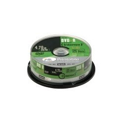 Intenso - 25 x DVD-R (G) - 4.7 GB 16x - superfice stampabile con ink jet - campana