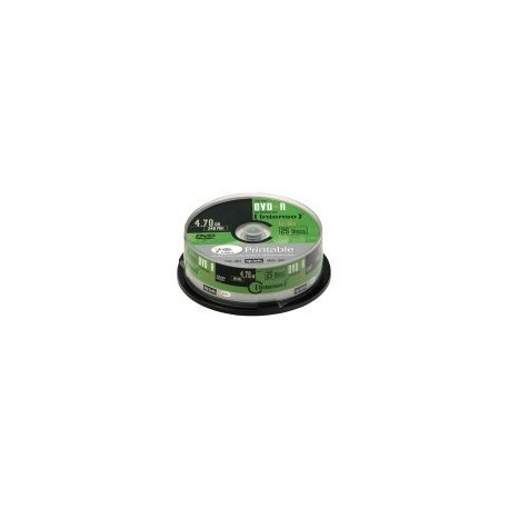 Intenso - 25 x DVD-R (G) - 4.7 GB 16x - superfice stampabile con ink jet - campana